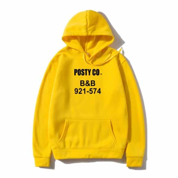 Post Malone Posty Co Outware Yellow Hoodie