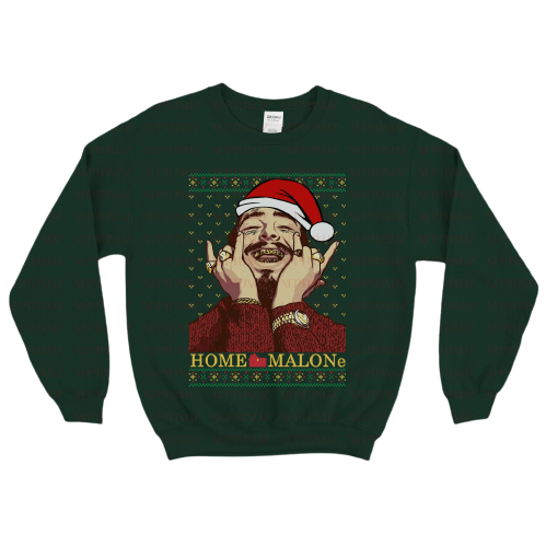 Home Malone Merch Green Sweatshirt