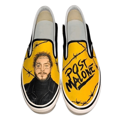 Post Malone Lovers Design Gift For Fans Custom Shoes Slip-On Shoes